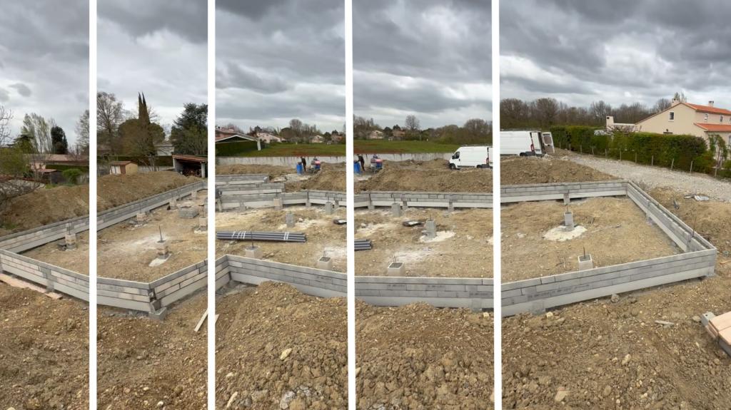 Ouverture de chantier a seysses maison 148 m2