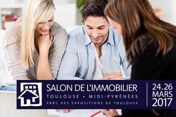 24 > 26 mars : RDV au Salon de l'Immobilier de Toulouse !