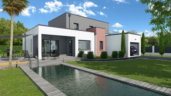 Modele moma facade cote jour