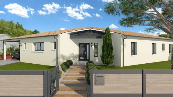 Modele saint cyprien facade avant jour